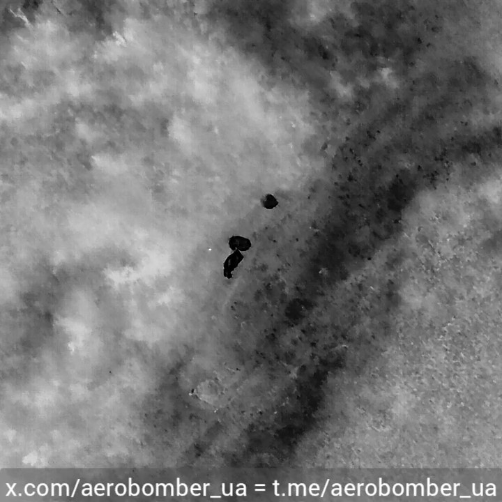 Відео від української групи ударної аеророзвідки Aerobomber_UA.