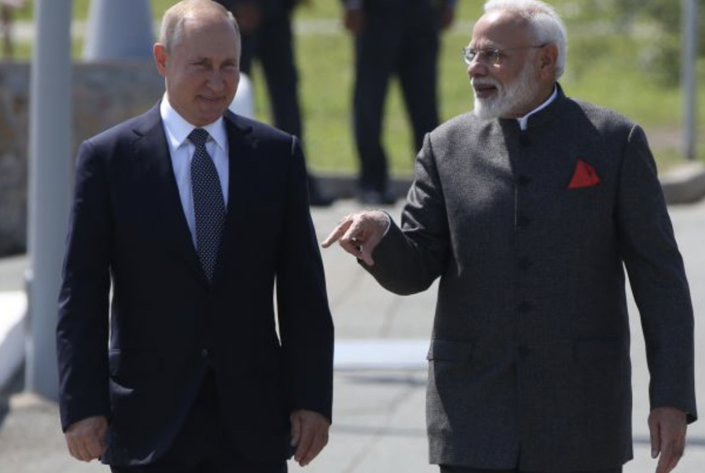 Моді обговорив із Путіним свій візит до Києва та війну в Україні_штаб.інфо
