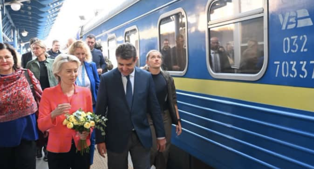 Президентка Єврокомісії прибула до України_штаб.інфо