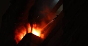 Влучання БпЛА в будинок в Києві