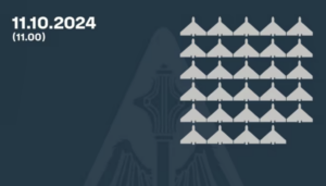Окупанти випустили 2 ракети та 66 ударних дронів по Україні: ППО знешкодила 60 дронів штаб інфо