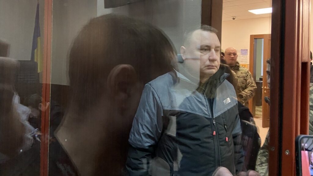 Дмитро Рюмшин під час судового засідання у Печерському райсуді Києва, 21 січня 2025 року. Суспільне Новини/Дарина Коломієць