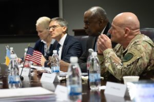 робота у черговому засіданні Контактної групи з питань оборони України у форматі «Рамштайн».