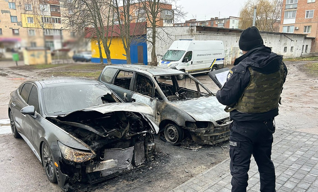 ожежа на парковці в Прилуках: поліція затримала палія – Штаб інфо