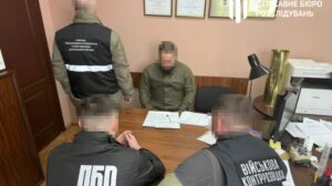 Військовослужбовець затриманий за привласнення військового обладнання
