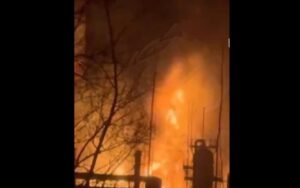 Пожежа на НПК "Башнєфть" Фото: Оперативний ЗСУ