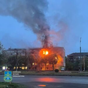 Київ під вогнем: двоє загиблих, четверо дітей серед поранених унаслідок масованої атаки дронами— , Штаб Інфо