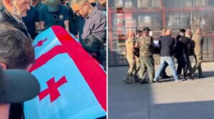 Тіло загиблого грузинського добровольця з України привезли без почесної варти