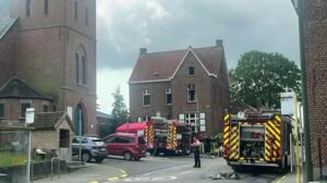 Будинок української родини в Бельгії після пожежі