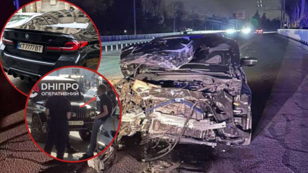 Арсеній Бессонов за кермом Mercedes без прав і в стані сп’яніння