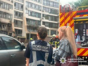 Наслідки російської атаки на Київ 21 липня