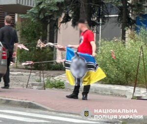 Іноземці з нацистською символікою затримані у Києві
