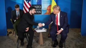 Володимир Зеленський та Дональд Трамп перед зустріччю у Білому домі