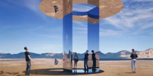 «Україна сьогодні — як ця інсталяція»: українська скульптура The Point of Unity витримала бурю на Burning Man