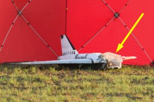 Додатковий гнучкий паливний бак у російському дроні “Гербера”, який впав у Польщі 10