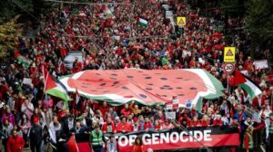 пропалестинська демонстрація Амстердам