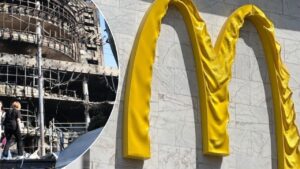 Пошкоджений після атаки РФ McDonald’s біля «Лук’янівської» у Києві відновив роботу мак