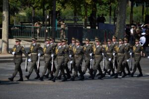 Українські військові вперше взяли участь у військовому параді в Брюсселі
