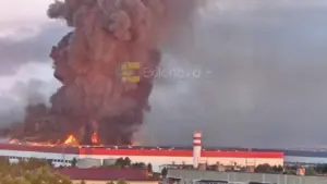 У Підмосков’ї заявили про масовану атаку дронів: палають логістичні об’єкти та нафтобаза
