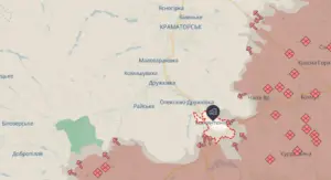 Костянтинівка під контролем ЗСУ: військові спростували заяву Путіна про окупацію міста Костянтинівка на карті. Deep State
