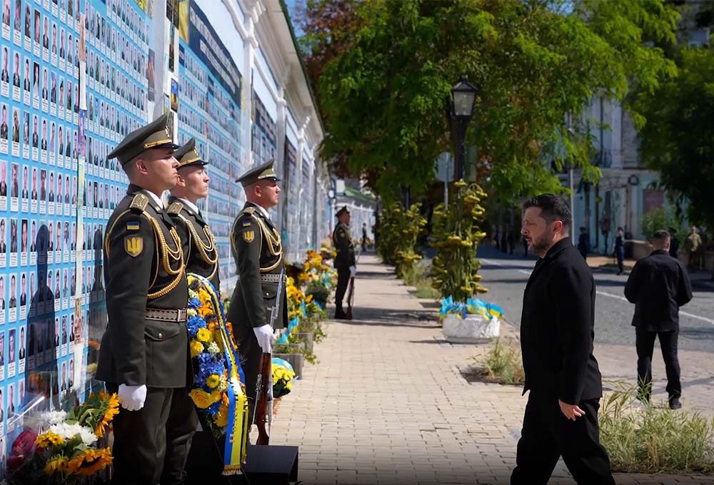 Володимир Зеленський у День пам’яті захисників України 29 серпня