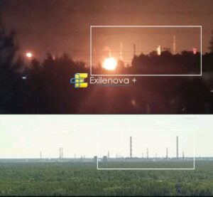 Пожежі на Кірішському НПЗ та військовому аеродромі Єйська після ударів дронів 30 серпня 2026 року
