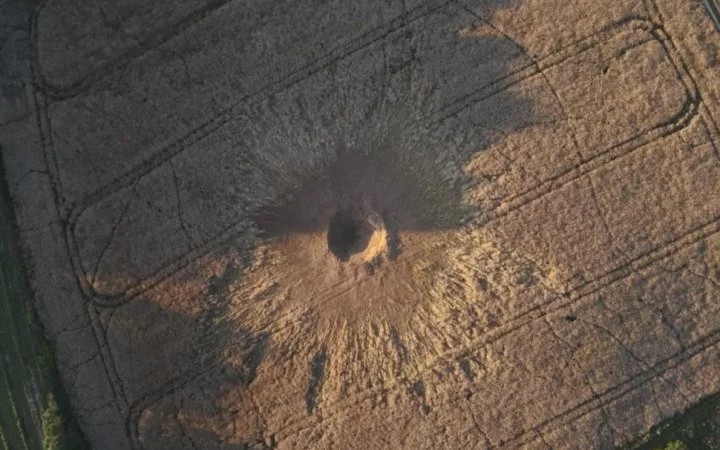 Заглиблення від Російська ракета Х-101 перед ударом у Польщі