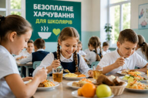 Безоплатне гаряче харчування школярів у шкільній їдальні з 1 вересня 2026 року