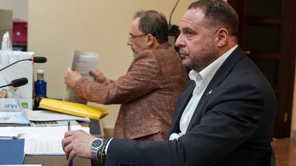 Андрій Єрмак у ВАКС під час розгляду справи про ймовірне відмивання коштів