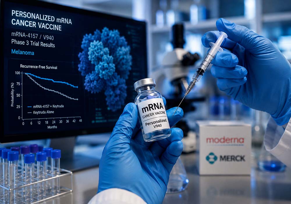 Персоналізована мРНК-вакцина проти раку Moderna і Merck для лікування меланоми