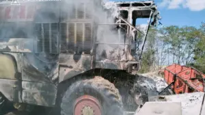 Росіяни атакували комбайн під час жнив на Запоріжжі: є загиблий