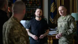 Володимир Зеленський обговорив із Михайлом Драпатим посилення оборони Донеччини та кадрові зміни в армії