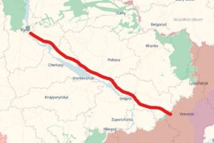 Флеш спростував заяви російських пабліків про «внутрішній дрон» під час атаки на СБУ маршрут дрона до будівлі СБУ