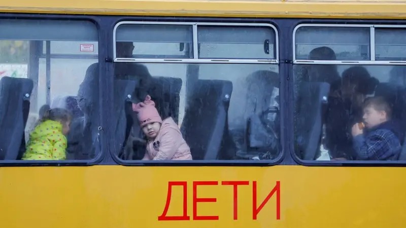 Українські діти, яких росія вивозить із тимчасово окупованих територій