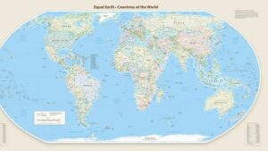 Нова карта світу Equal Earth із реальними пропорціями Африки
