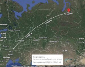 Маршрут Атаки на Новий Уренгой