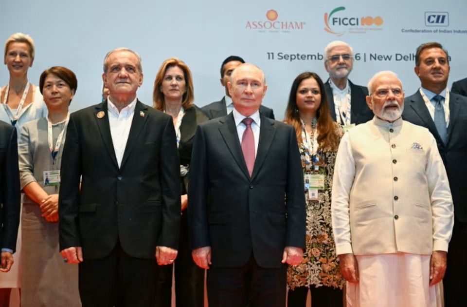 Лідери країн BRICS під час саміту в Нью-Делі 12 вересня 2026 року