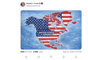 карта Трампа з Ісландією