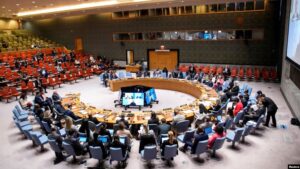 51 країна закликала росію припинити агресію проти України та погодитися на безумовне перемир’я Представники країн в ООН перед засіданням Ради Безпеки щодо війни росії проти України