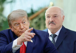 Трамп анонсував масштабну угоду на добрива з Білорусі Трамп і Лукашенко колаж