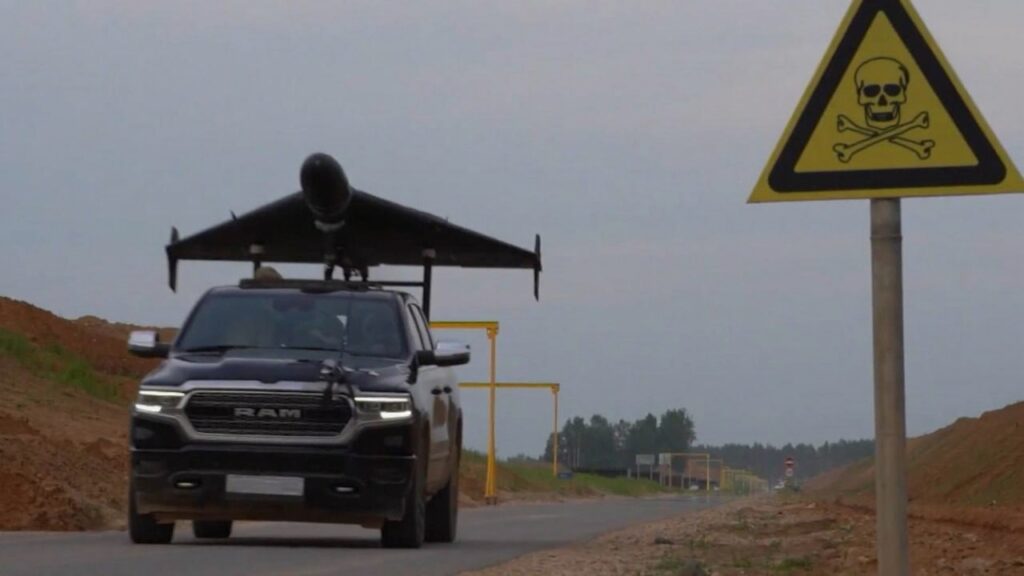 запуск ударних дронів по Україні
