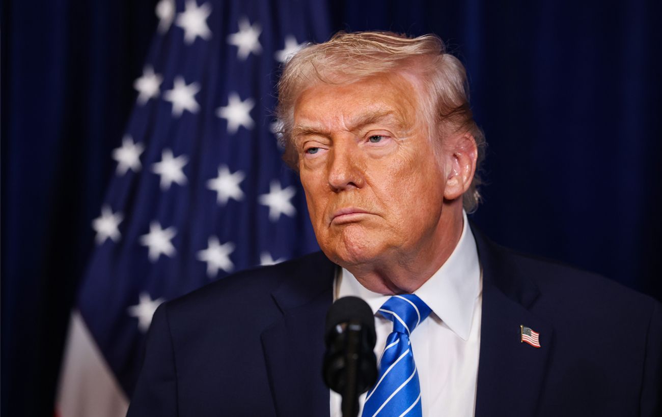 Дональд Трамп відповідає на запитання журналістів про санкції проти росії
