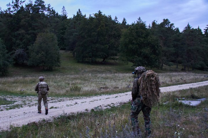Польські військові під час пошукової операції в лісистій місцевості — ілюстративне фото АР