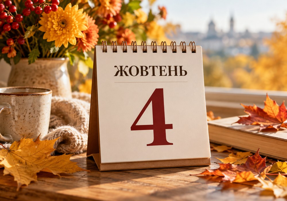 Календар на 4 жовтня 2026 року — свята, іменини та пам’ятні дати