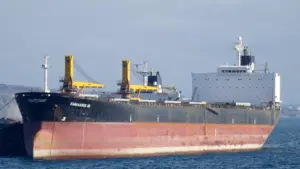 Російське судно EMMAKRIS III у Чорноморську готують до продажу