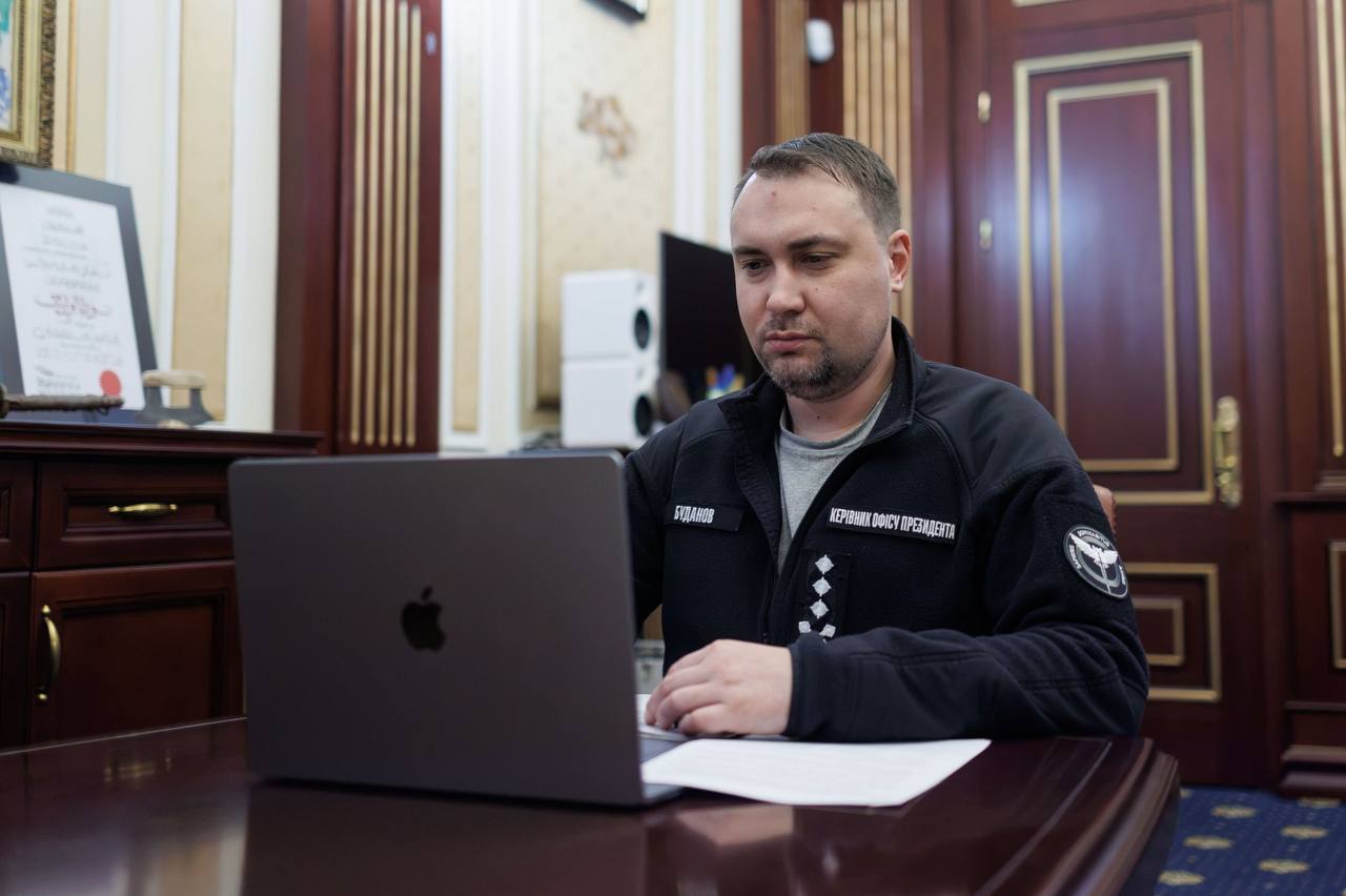 Кирило Буданов під час відеоконференції із сенаторами США щодо гарантій безпеки для України
