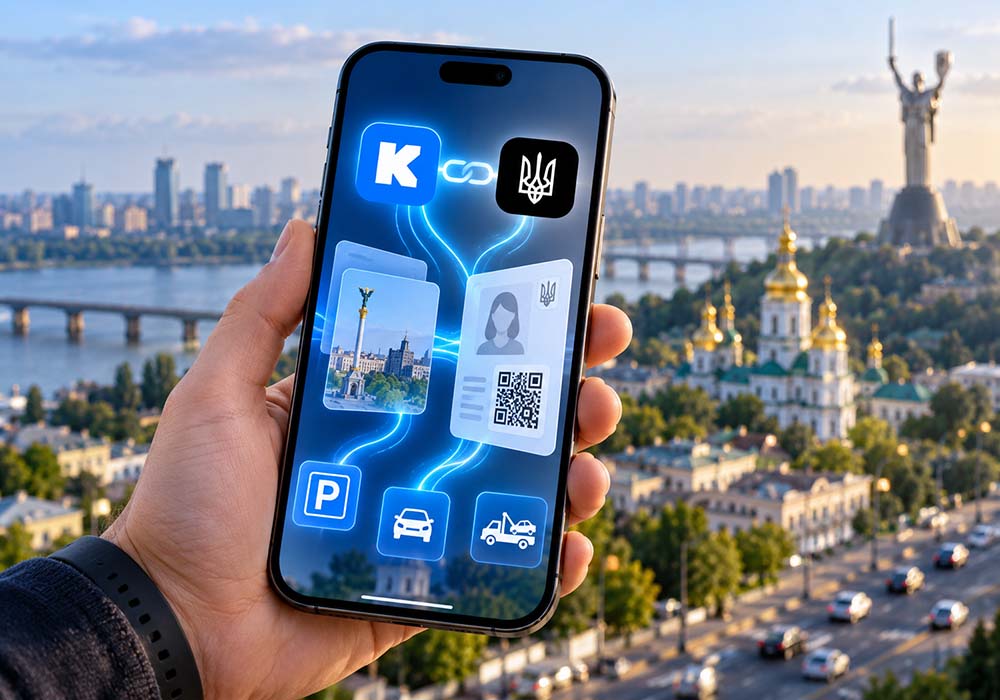 Застосунки «Київ Цифровий» та «Дія» на смартфоні — інтеграція міських електронних послуг у Києві