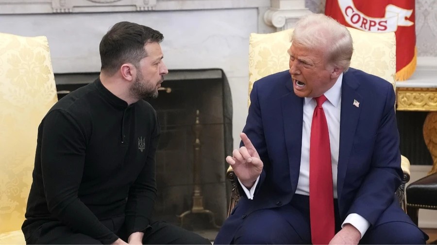Дональд Трамп і Володимир Зеленський.
