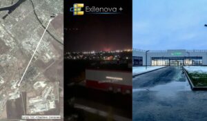 Пошкоджена будівля дата-центру «Сбербанку» в Балаково після нічної атаки 14 жовтня
