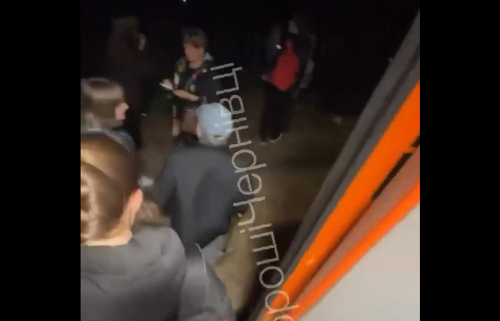 Скрин шот відео Дмитра Лубінець.